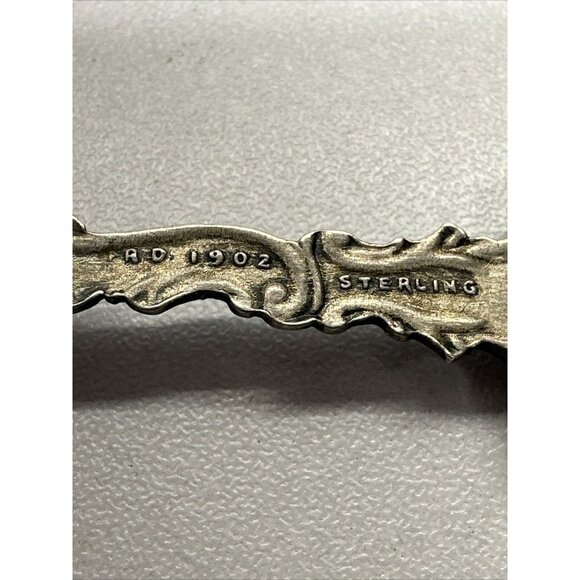 1902 King Edward Hotel Toronto Sterling Silver Antique Spoon 5 1/4"  Canada R.D. - Picture 13 of 16